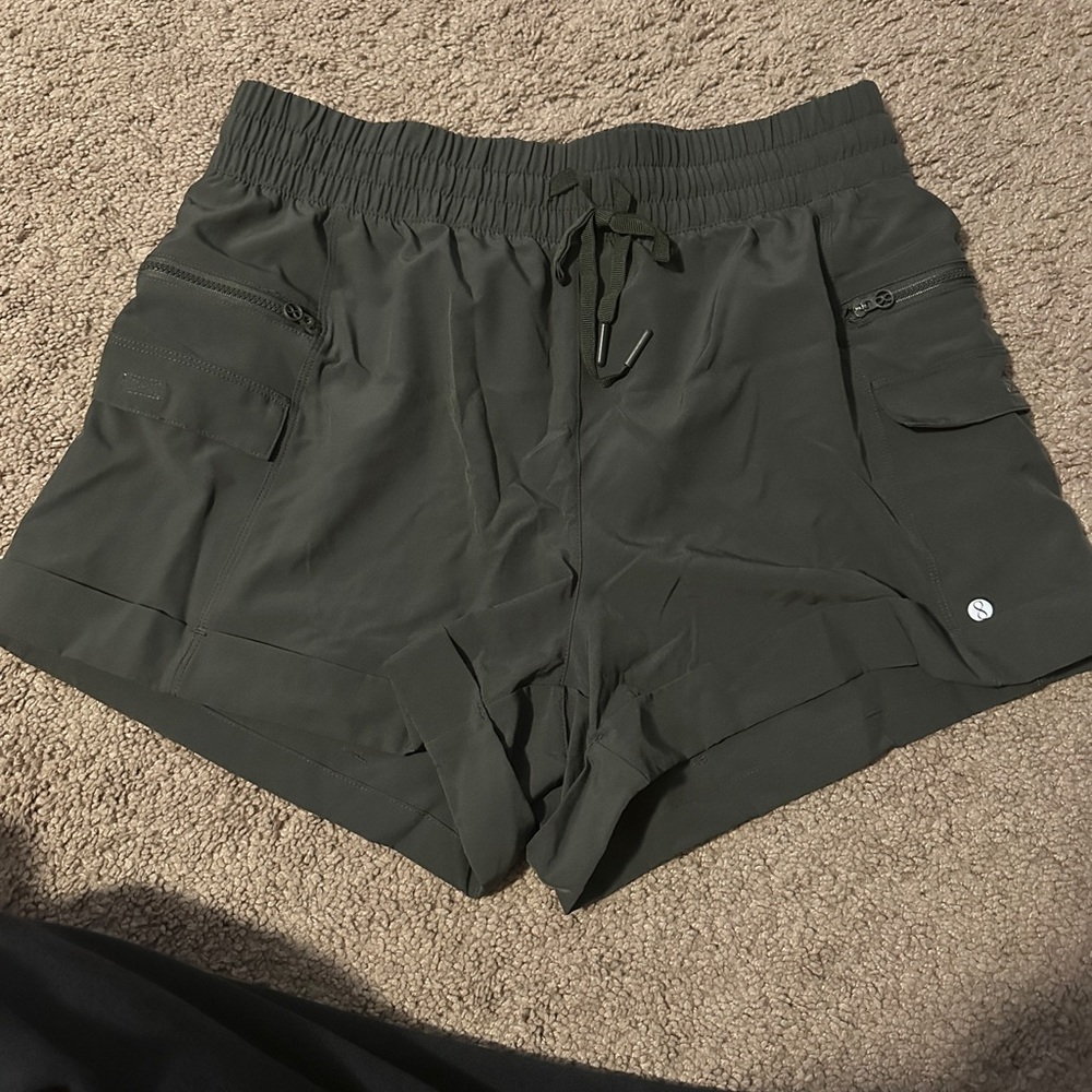 Green shorts